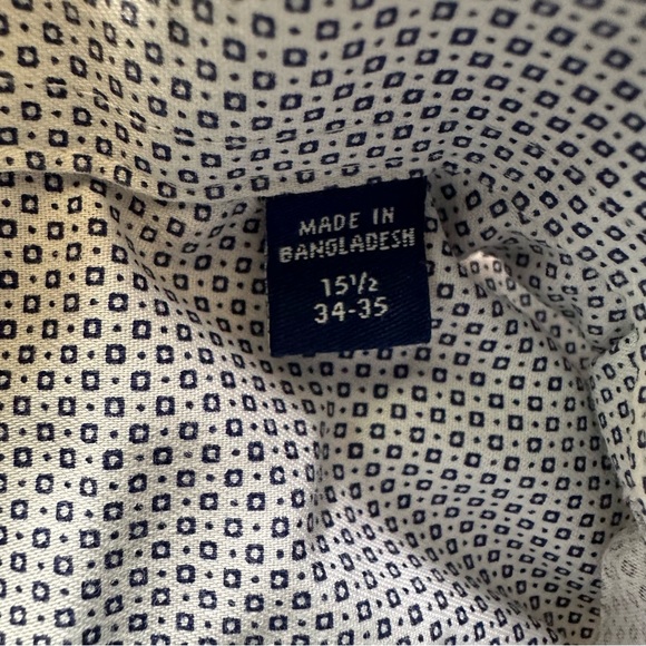 Men's Techni-Cole Slim-Fit Three-Way Stretch Performance Geometric Dress Shirt - Picture 5 of 16